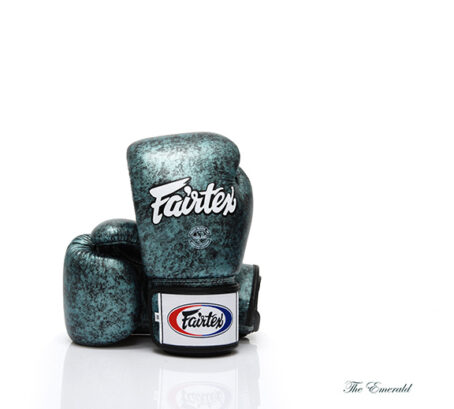 Fairtex Muay Thai Boxing Gloves Limited Edition Emerald - Image 2