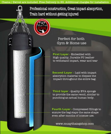 Reinforced PU Punching Bag - Image 3