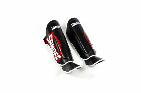 Sandee Cool-Tec Full Leather Shinguard (Adult) - Image 4