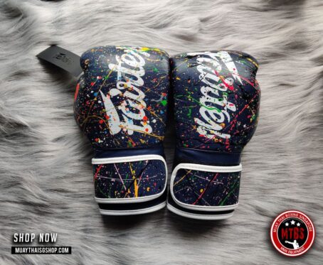 Limited Edition Fairtex Muay Thai Boxing Gloves - Painter Design - Image 4