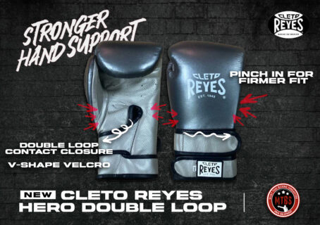 Cleto Reyes Hero 500 Double Strap Boxing Gloves - Image 7