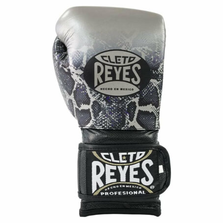 [Limited Edition] Cleto Reyes Premium Boxing Gloves (Steel Snake) - Velcro/Laced Closure - Image 2