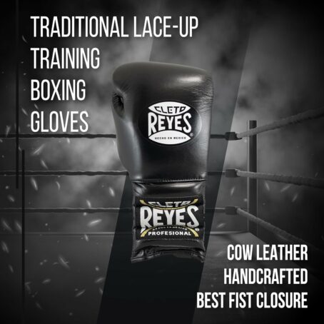 Cleto Reyes Traditional Lace Up Training Boxing Gloves - Image 3