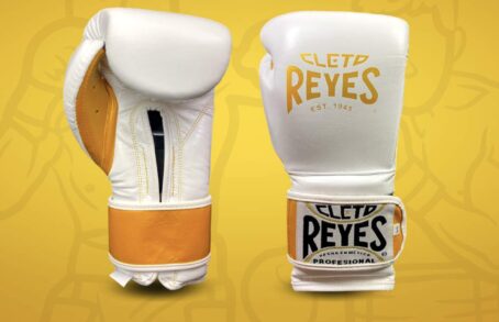 Cleto Reyes Traditional Boxing Gloves (Art Silver & Gold)