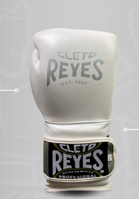 Cleto Reyes Traditional Boxing Gloves (Art Silver & Gold) - Image 3